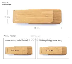 Eco Friendly Bamboo Usb Flash Drives Moq: 100pcs