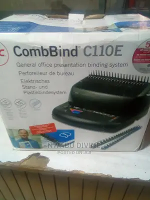 GBC Combbind C110E Electric Plastic Comb Binding Machine