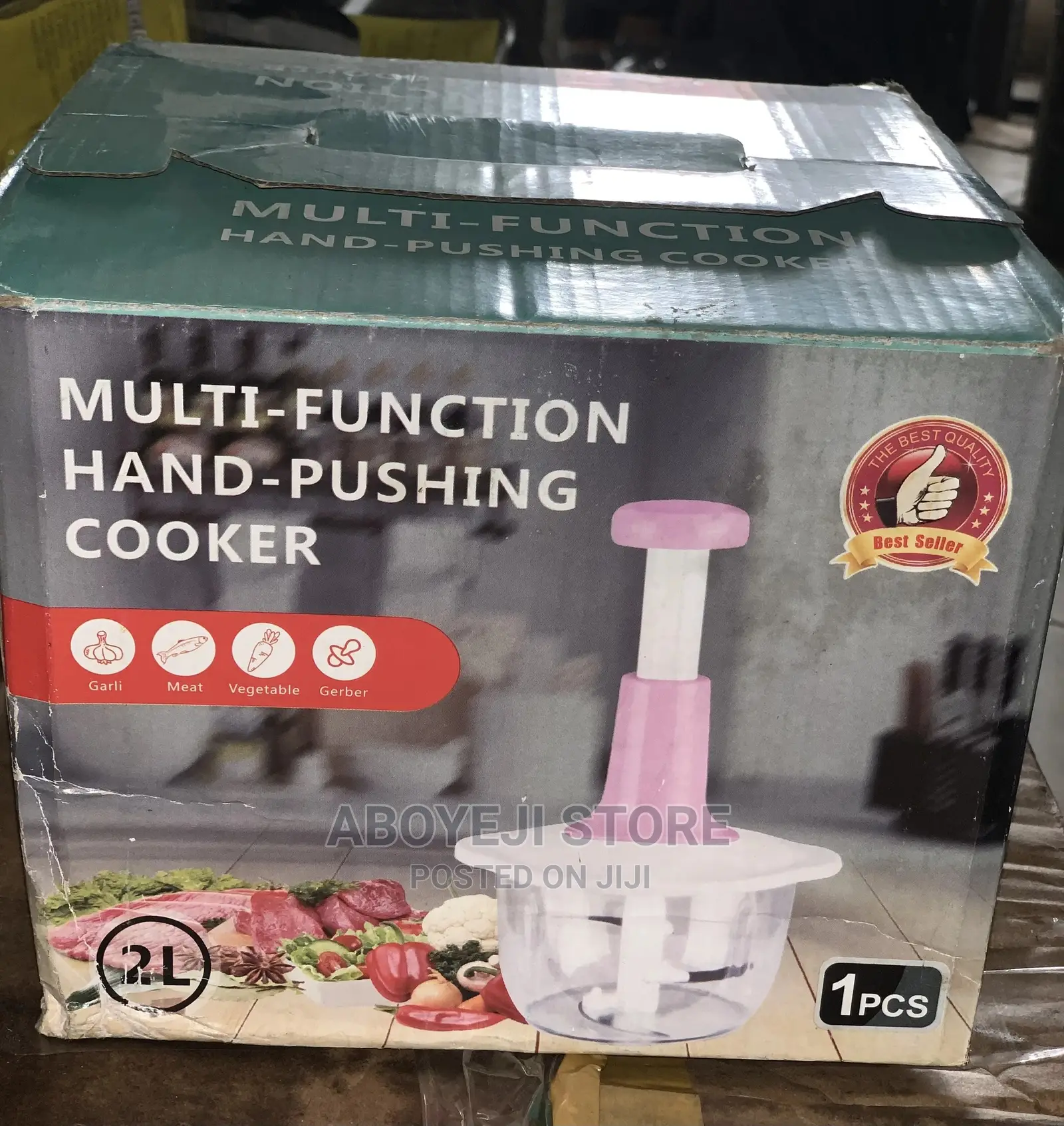 Hand Pat Food Processor With Accessories