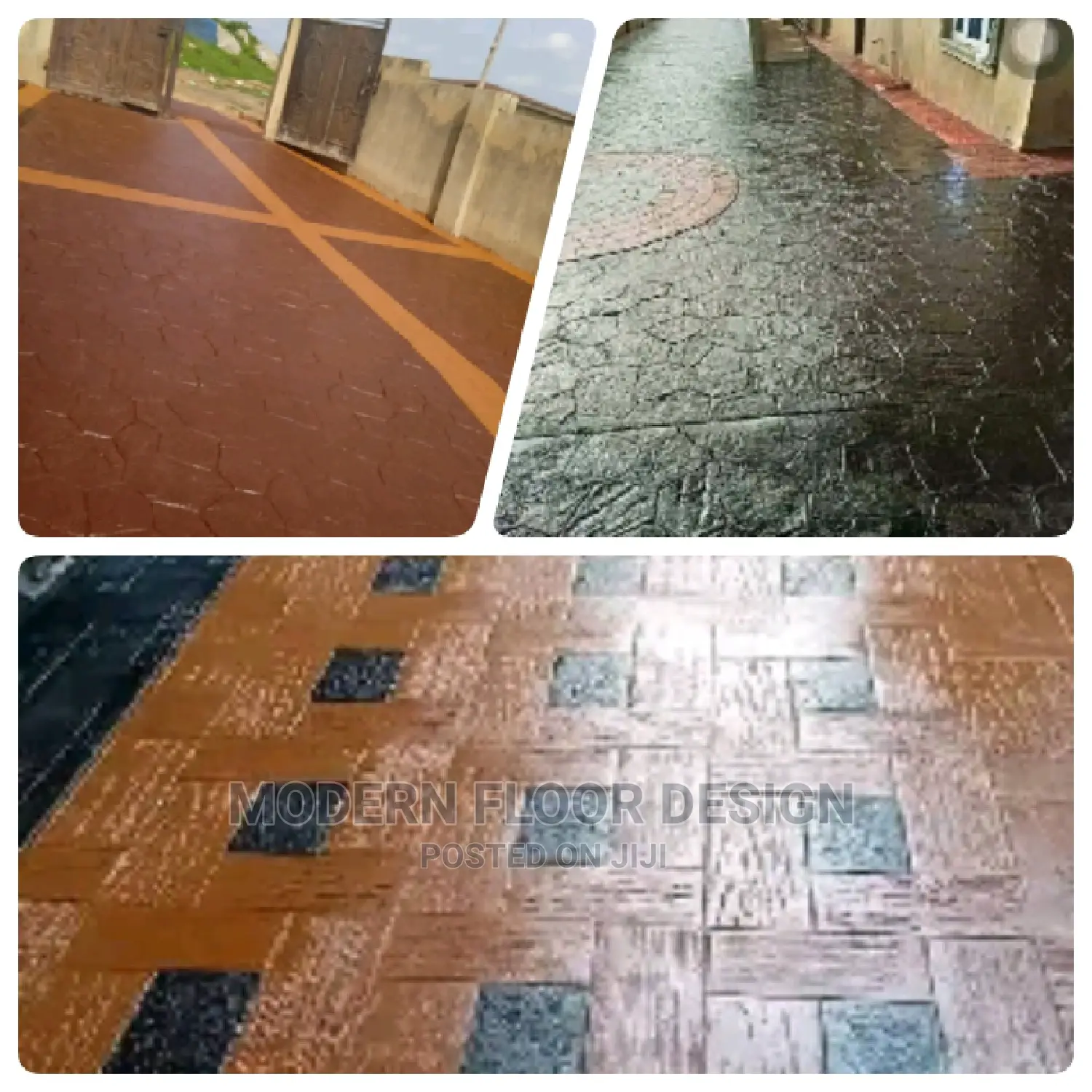Up Rolmed Modern Stamps Floor