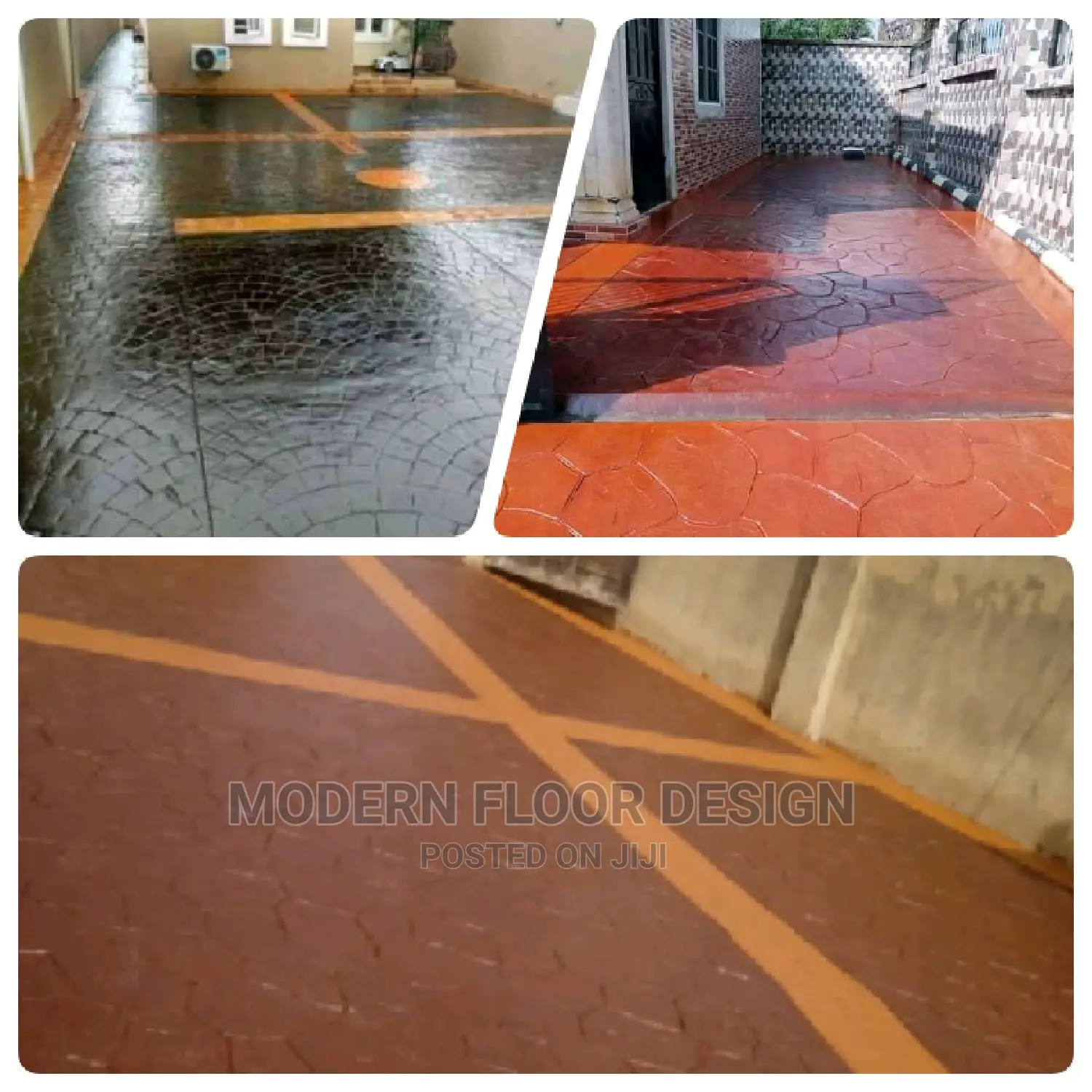 Up Rolmed Modern Stamps Floor