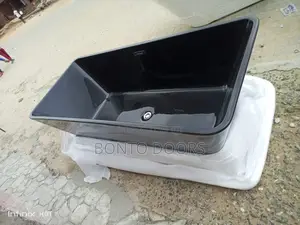 Luxury Black Square English Bathtub