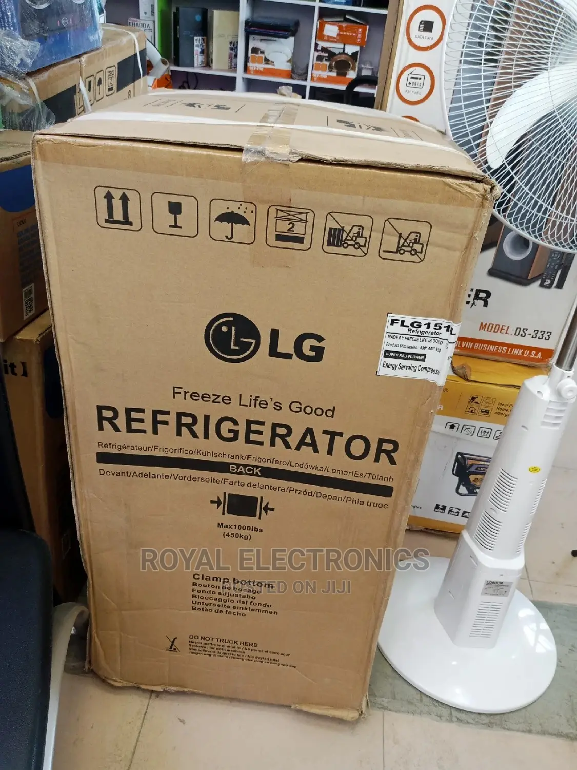 Great Quality LG Double Door Refrigerator(Silver)