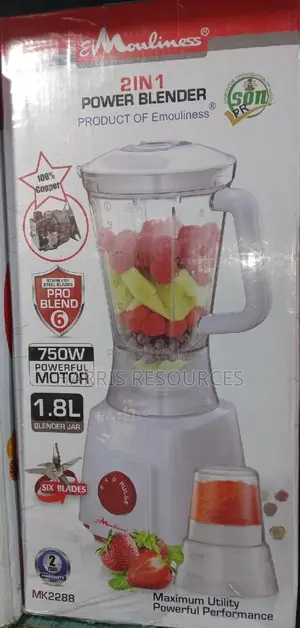Mouliness 2 in 1 Powerful Blender