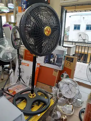 Standard BB 18-Inch Standing Fan Black