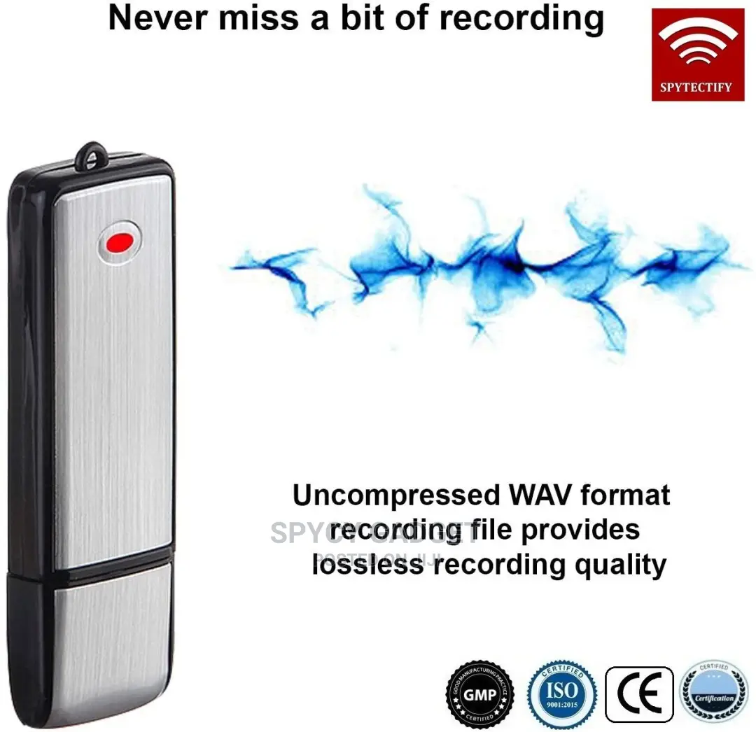 Portable USB Flash Voice Recorder 8GB