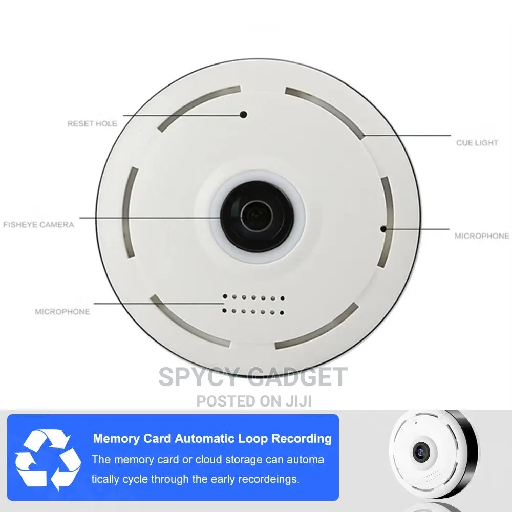 Hd 360° Mini Panoramic Ip Camera