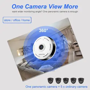 Hd 360° Mini Panoramic Ip Camera
