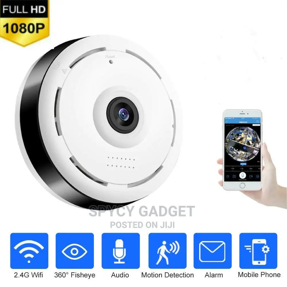 Hd 360° Mini Panoramic Ip Camera