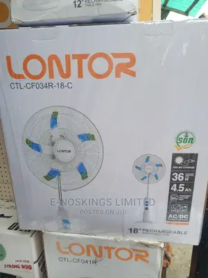 Lontor 18 Rechargeable Fan