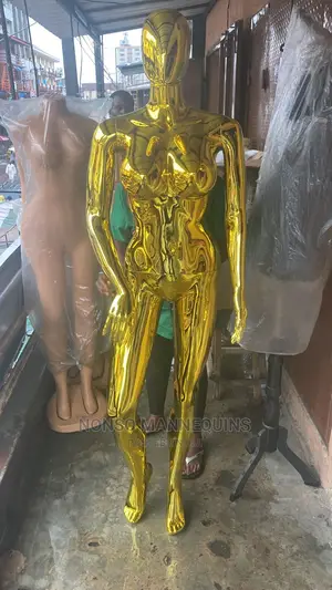 Size 12 Gold Female Faceless Brand New Mannequin