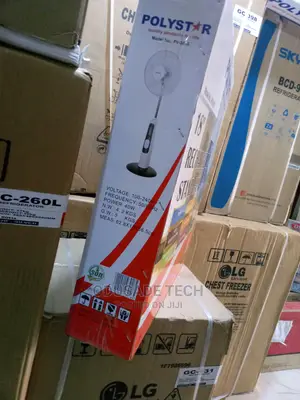 Remote Control Polystar 18'' Rechargeable Standing Fan