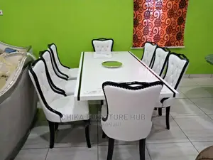Marble Dinning Set by 8 Seaters