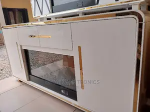Modern Imported TV Stand With Electric Fire Display
