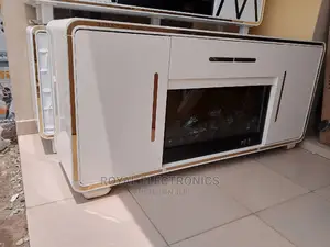 Best Quality Modern Imported Tv Stand With Fire Display