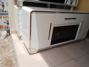 Quality Modern Imported TV Stand With Electric Fire Display