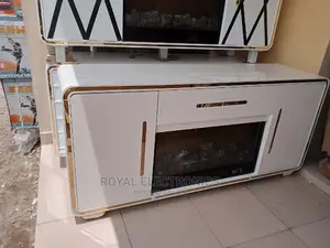 Standards Modern Imported TV Stand With Fire Display