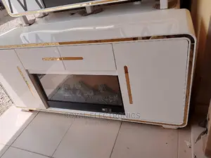 Generic Modern Imported TV Stand With Fire Display