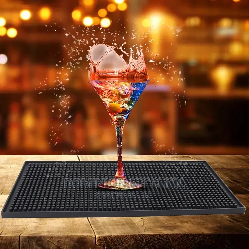 Square Rubber Bar Mat