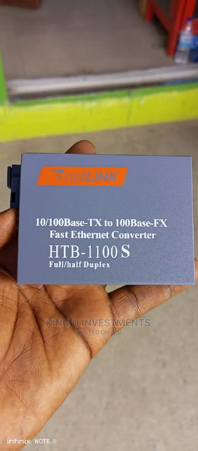 Netlink Optical Media Converter 10/100mbps RJ45 a and B