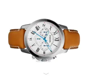 Original FOSSIL Brown Leather Strap Available in Store