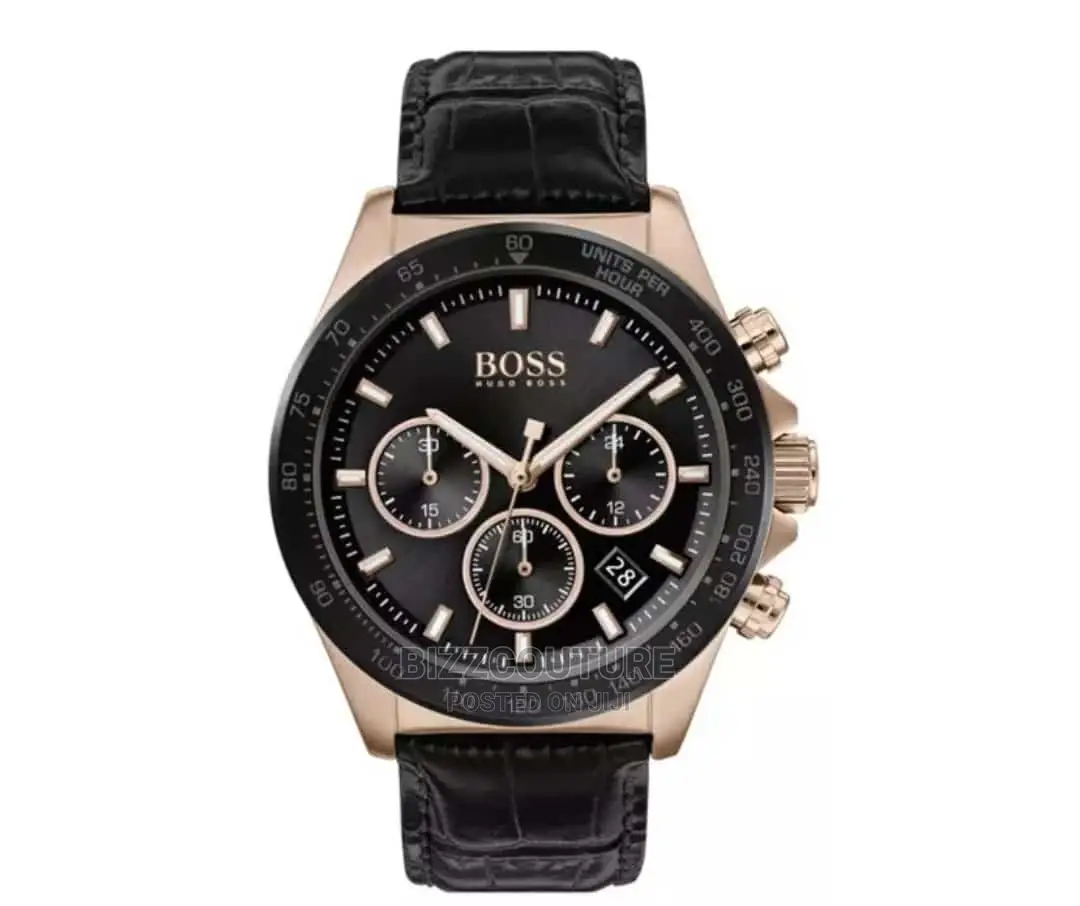 Original FOSSIL Black Leather Strap Available in Store