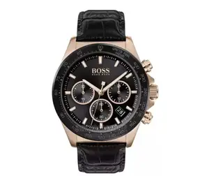 Original FOSSIL Black Leather Strap Available in Store