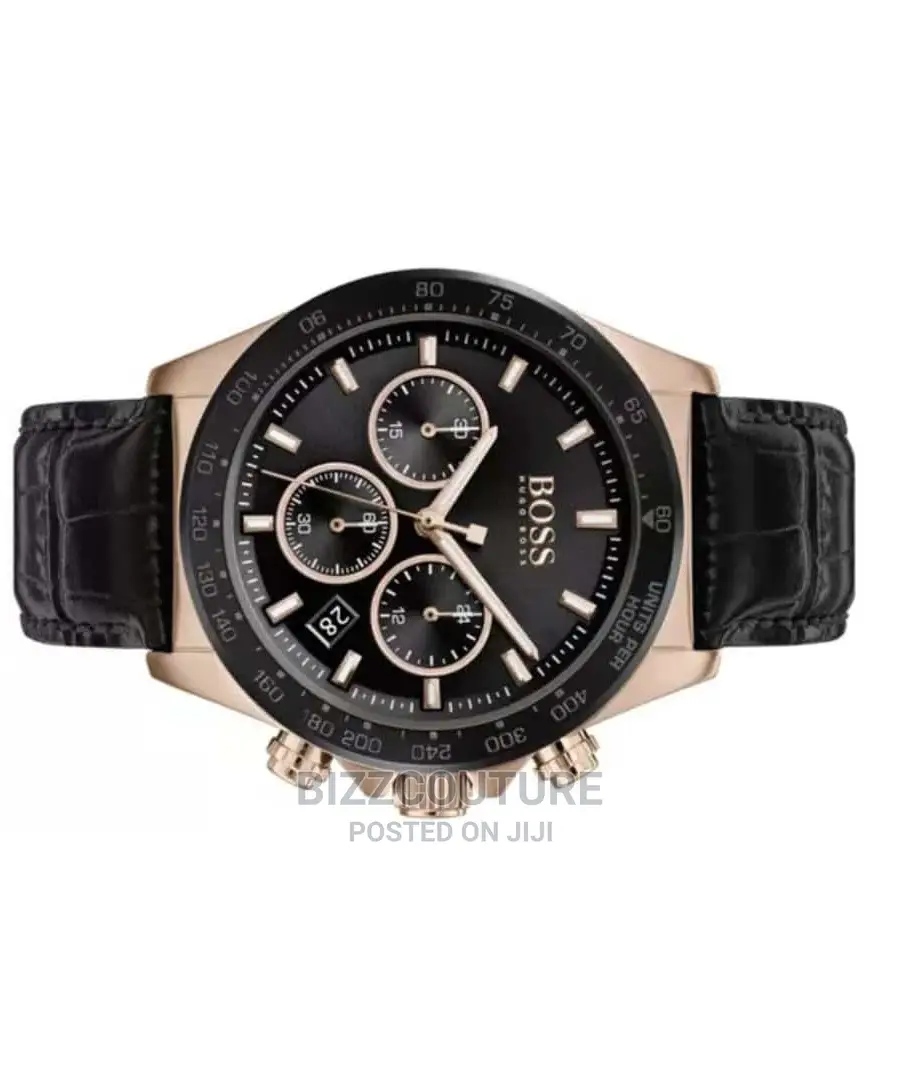 Original FOSSIL Black Leather Strap Available in Store