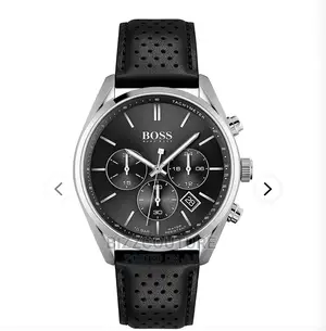 Original Fossil Black Leather Steap Watch Available in Store