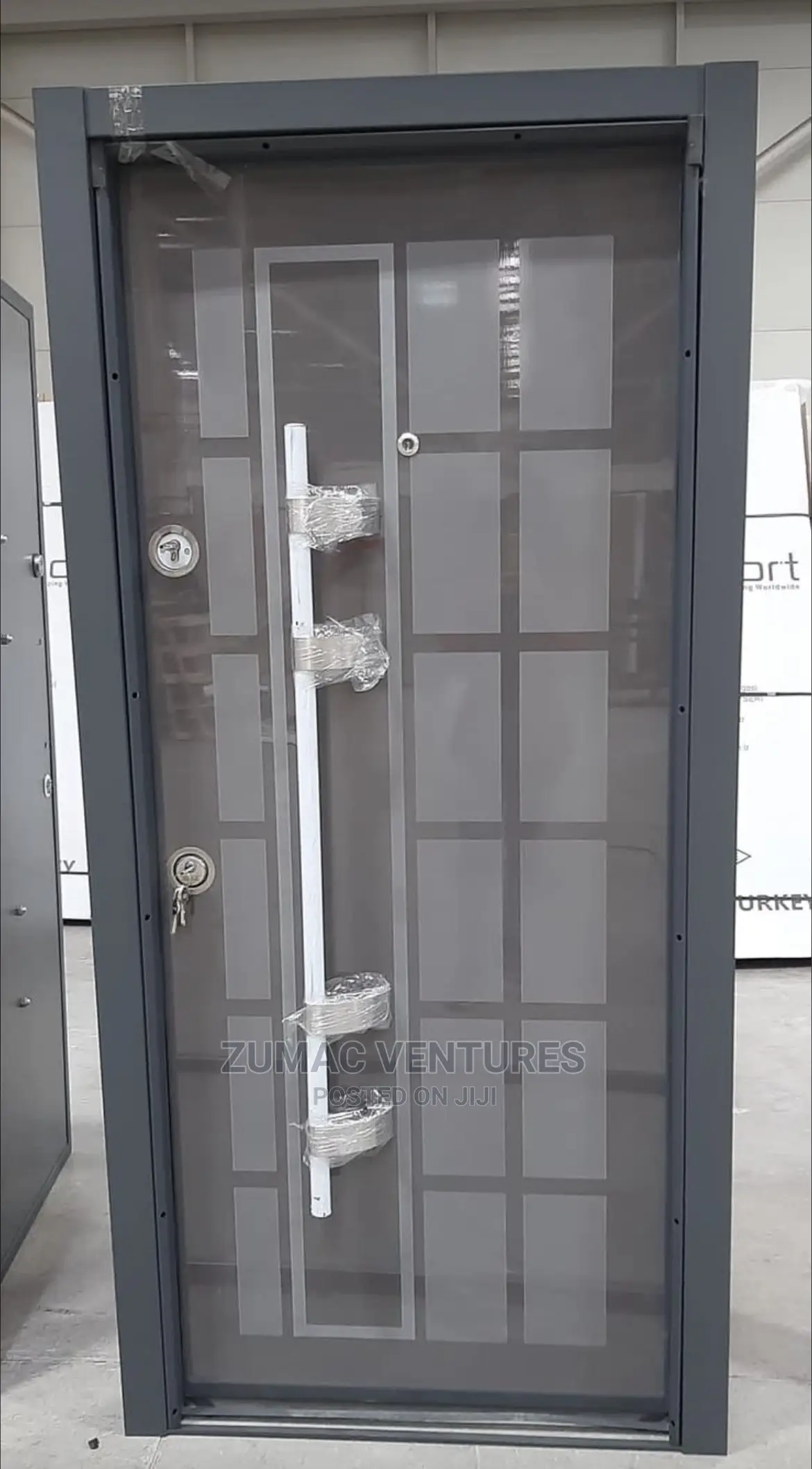Gray Color 3ft Security Door