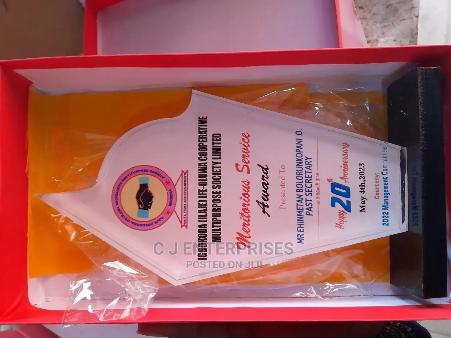 Acrylic Award Plaque N46