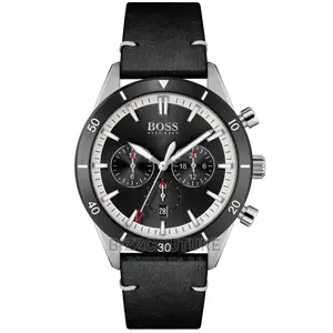 Original HUGO BOSS Leather Strap Watch Available in Store