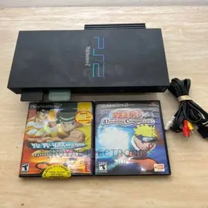 Direct Uk Used PS2 With Pes23 + 10 Games and Pad