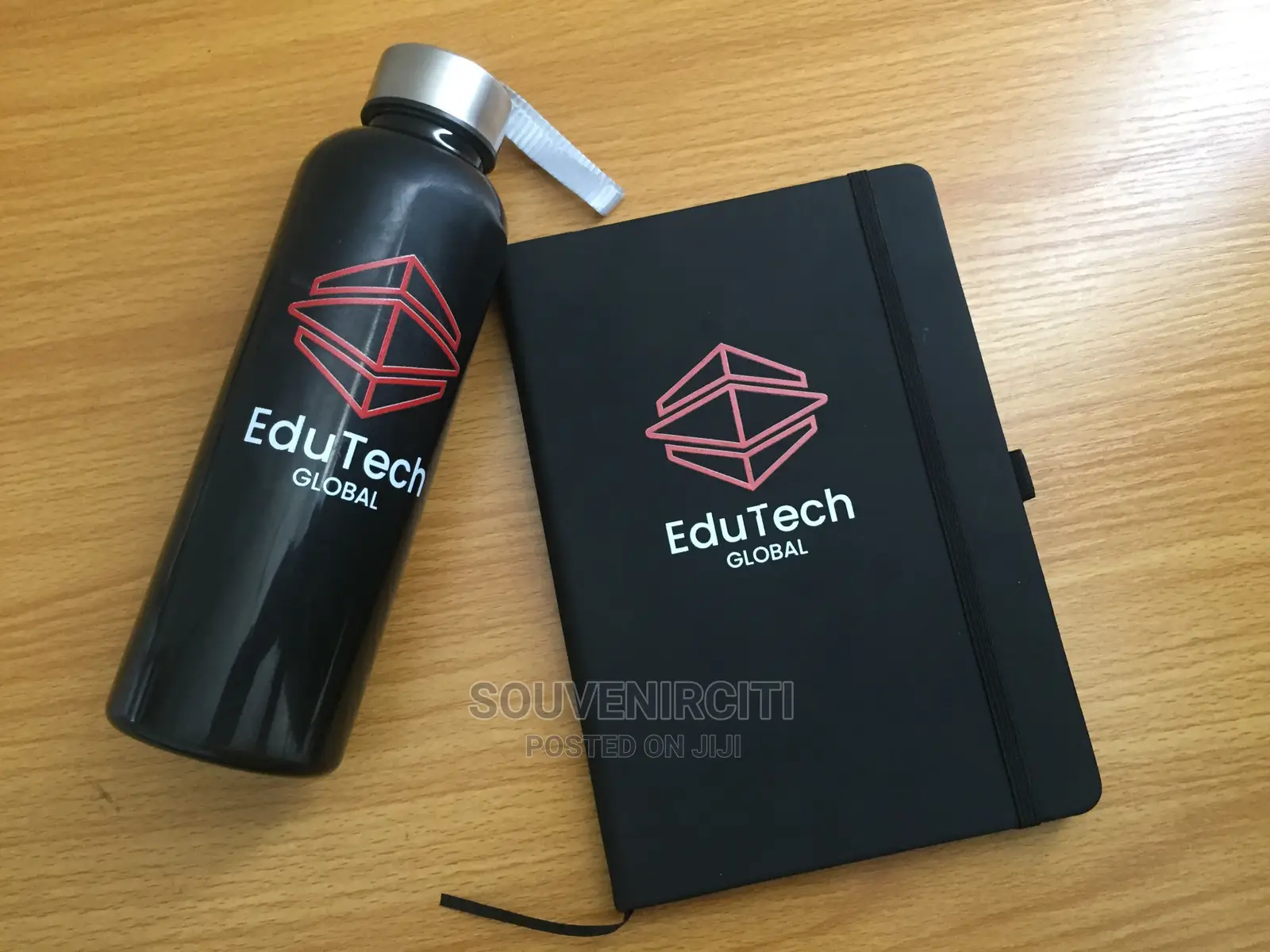 Notepad and Water Bottle Gift Set