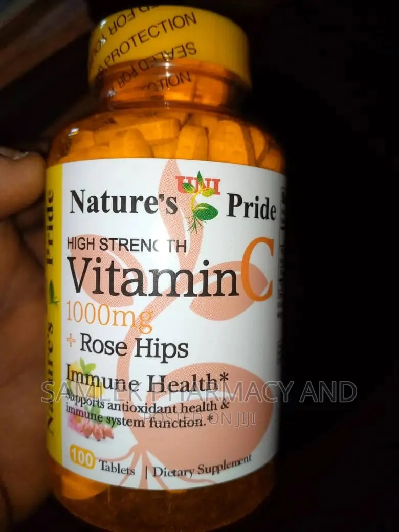 Nature's Pride Vitamin C 1000mg+ Rose Hip- 100tablets