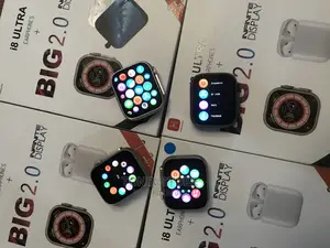 Ultra 8 Smartwatch With Earpod and Double Strap
