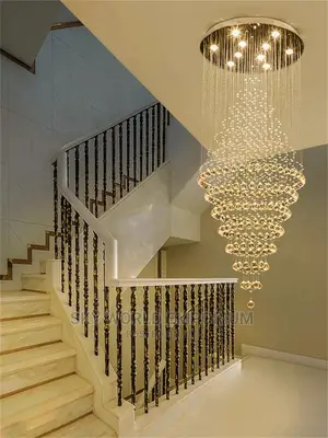 Duplex Crystal Raindrops Chandelier
