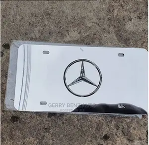 Plate Number Shinner/Shinny Chrome for Mercedes Benz