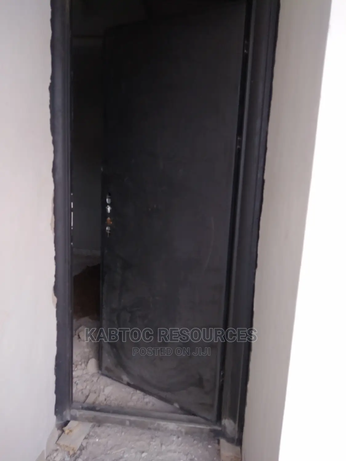 Black Steel Doors