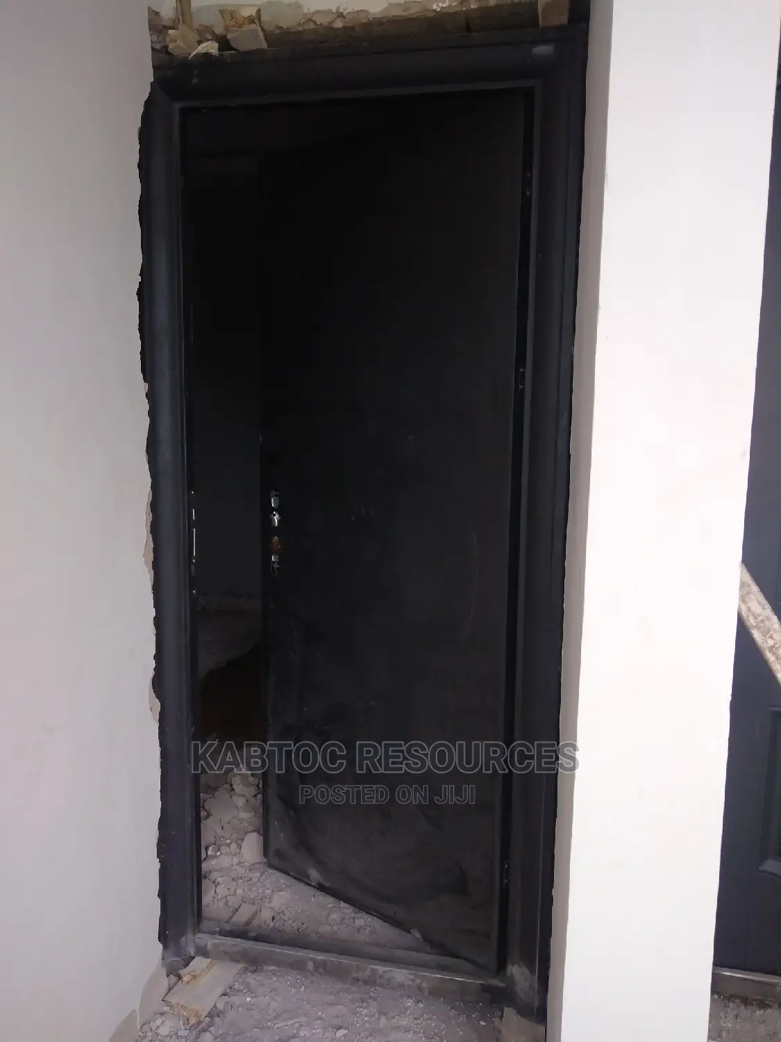 Black Steel Doors