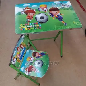 Kids Foldable Studying/Dinning Table And Chair Set