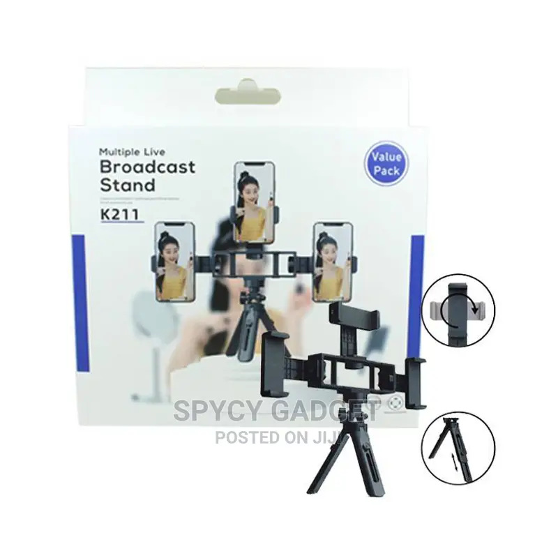 Multiple Live Broadcast Stand