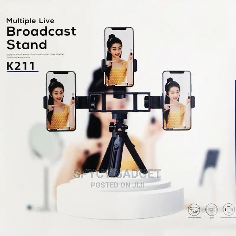 Multiple Live Broadcast Stand