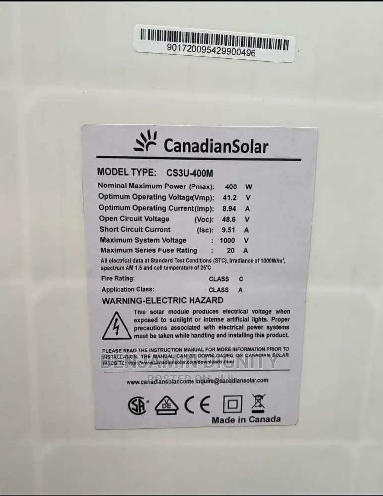 400watss Solar Panel