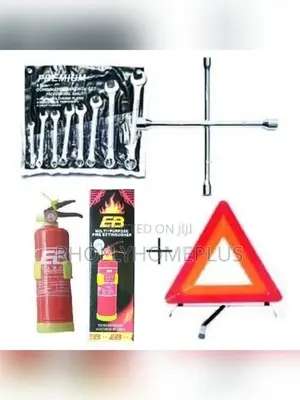 Car Safety Equipments:Fire Extinguisher, C-Caution Etc
