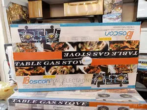 Just Released Boscon Glass Top Double Burner Gas Cooker