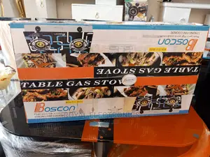 Top Quality Boscon Glass Top Double Burner Gas Cooker
