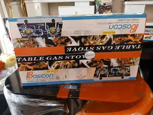 Premium Quality Boscon Glass Top Double Burner Gas Cooker
