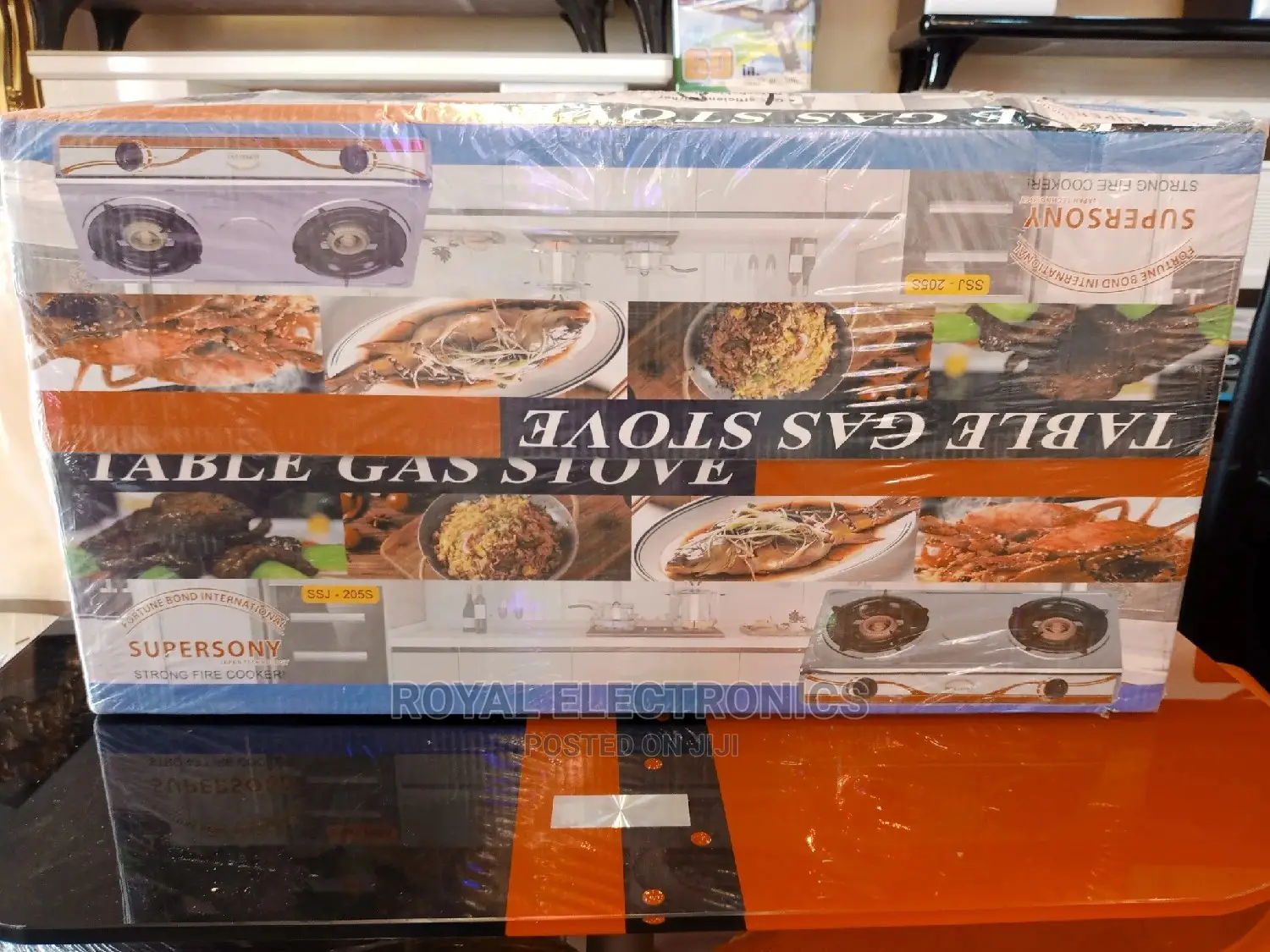 Authentic SUPER SONY Table Top Gas Cooker 2 Burners