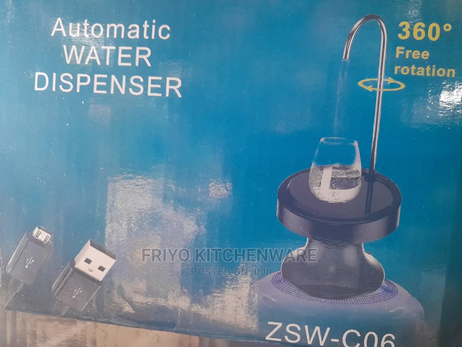 Automatic Water Dispenser With Glass Base
